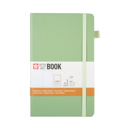 Sakura Cuaderno de tapa dura con puntos, Pátina Pálida, 13x21 cm